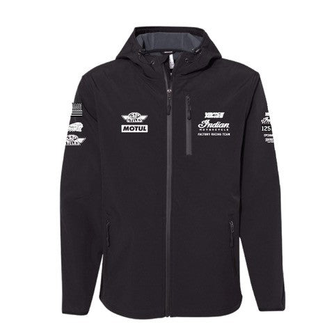 Softshelljacke Race Replica, Schwarz
